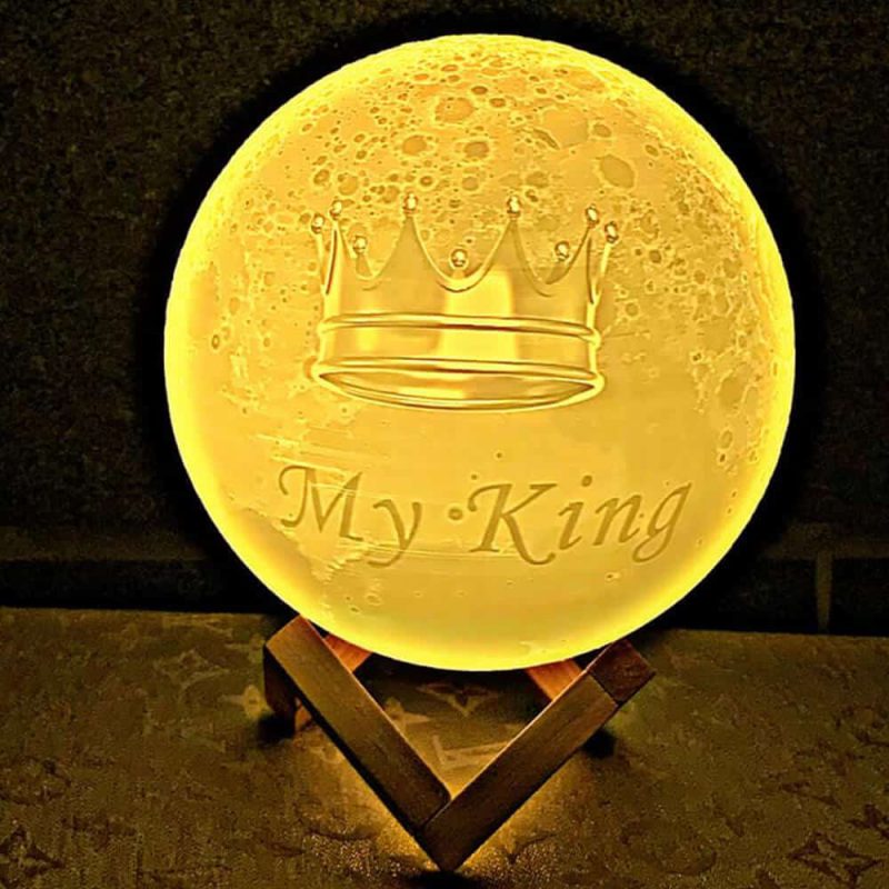 מנורת ירח צבעוית MY KING